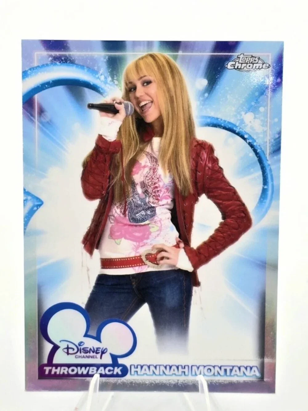2026 Topps Disney Chrome Hannah Montana Disney Channel Throwback Miley Cyrus
